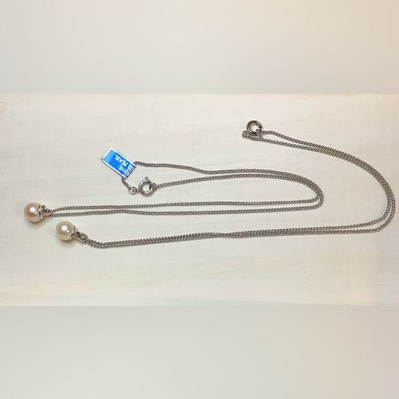 NEW vintage genuine cultured pearl necklace - Picture 4 of 6